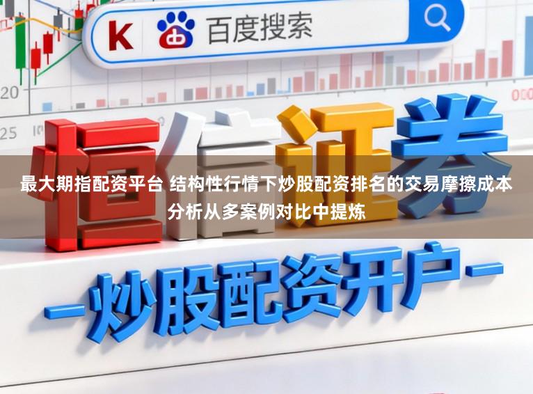 最大期指配资平台 结构性行情下炒股配资排名的交易摩擦成本分析从多案例对比中提炼