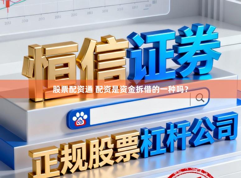 股票配资通 配资是资金拆借的一种吗？